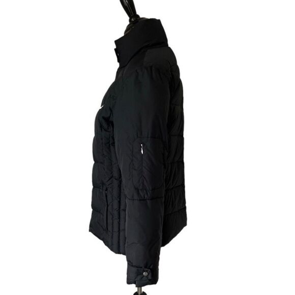 Lands’ End Women’s Down  Black Puffer Jacket size M ⭐️ - Picture 3 of 8